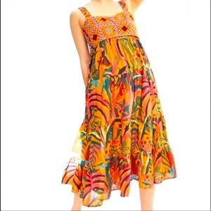 Gorgeous Anthropologie Farm Rio midi print dress